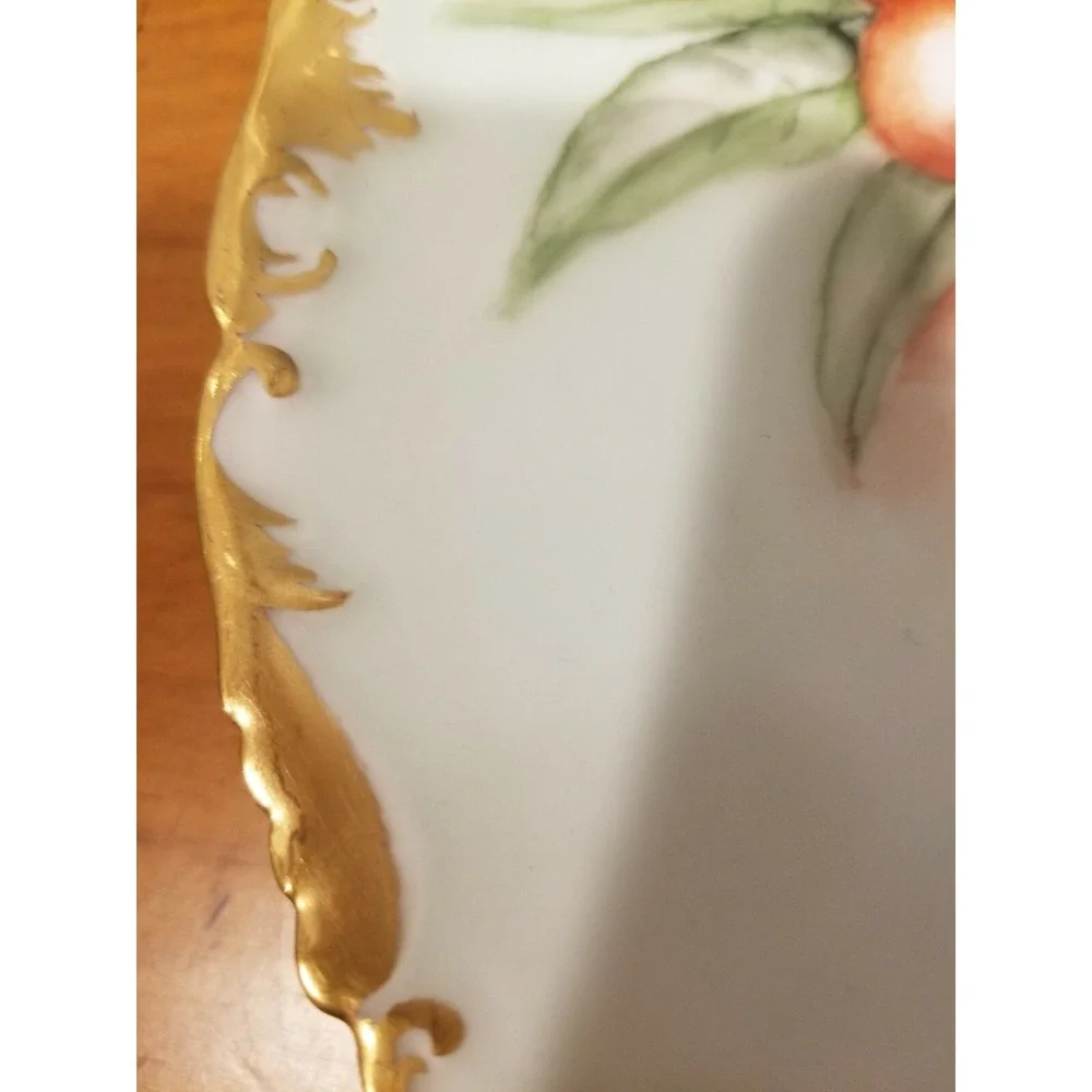 Antique T&V Limoges France Depose Hand Painted Plates 8.25